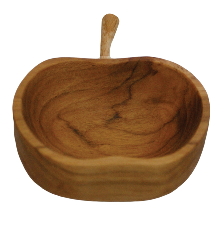 Teak Apple Bowl