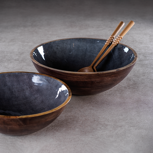 Desert Oasis Mango Wood Bowl - Sedona Gray - Large