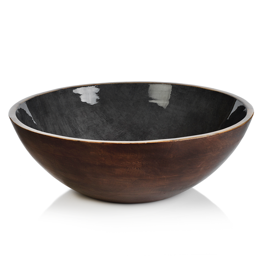 Desert Oasis Mango Wood Bowl - Sedona Gray - Large