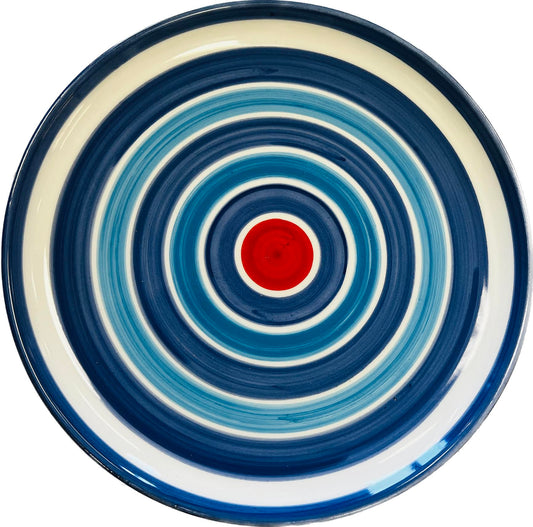 Hand-painted plates from Italy (set of 4)