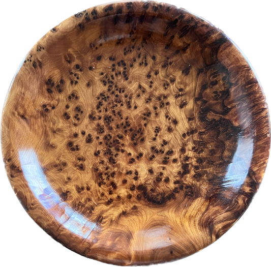 Moroccan Thuja  Wood Plates 9”