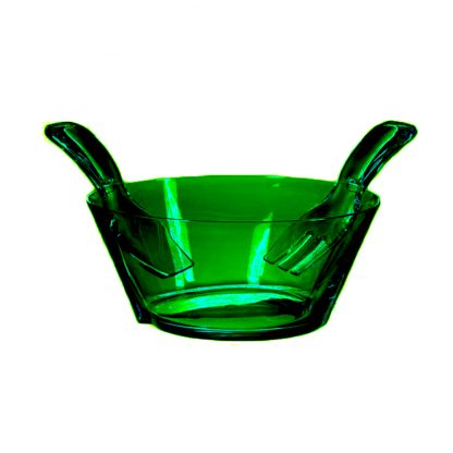 Synthetic Crystal Salad Bowl and Servers