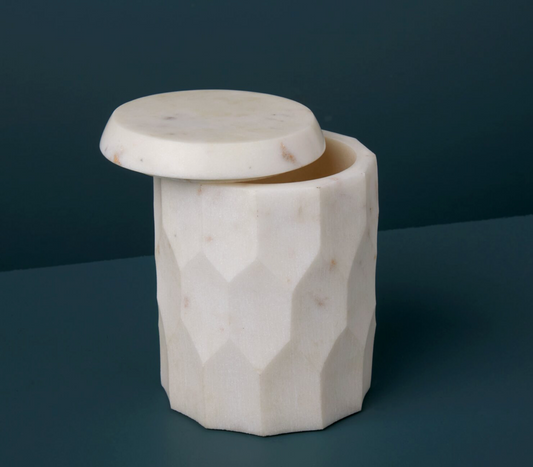 Victoria Marble Canister, Tall