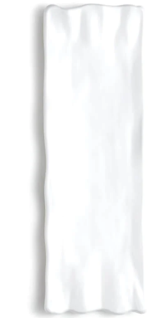 Ruffle Long Melamine Platter
