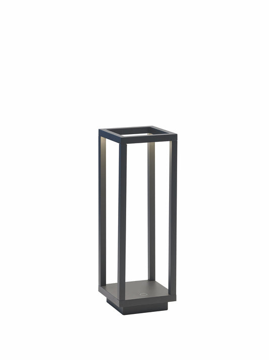Outdoor/Indoor LED Hurricane Dark Grey